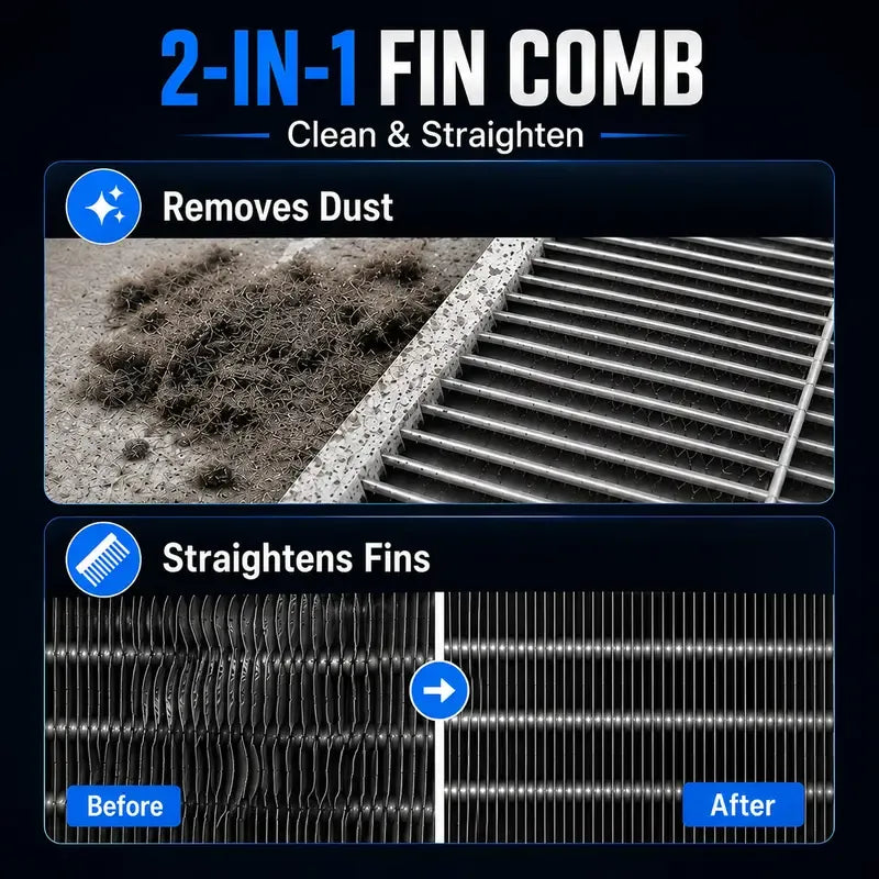 AC Fin Comb and Condenser Fin Straightener Cleaner