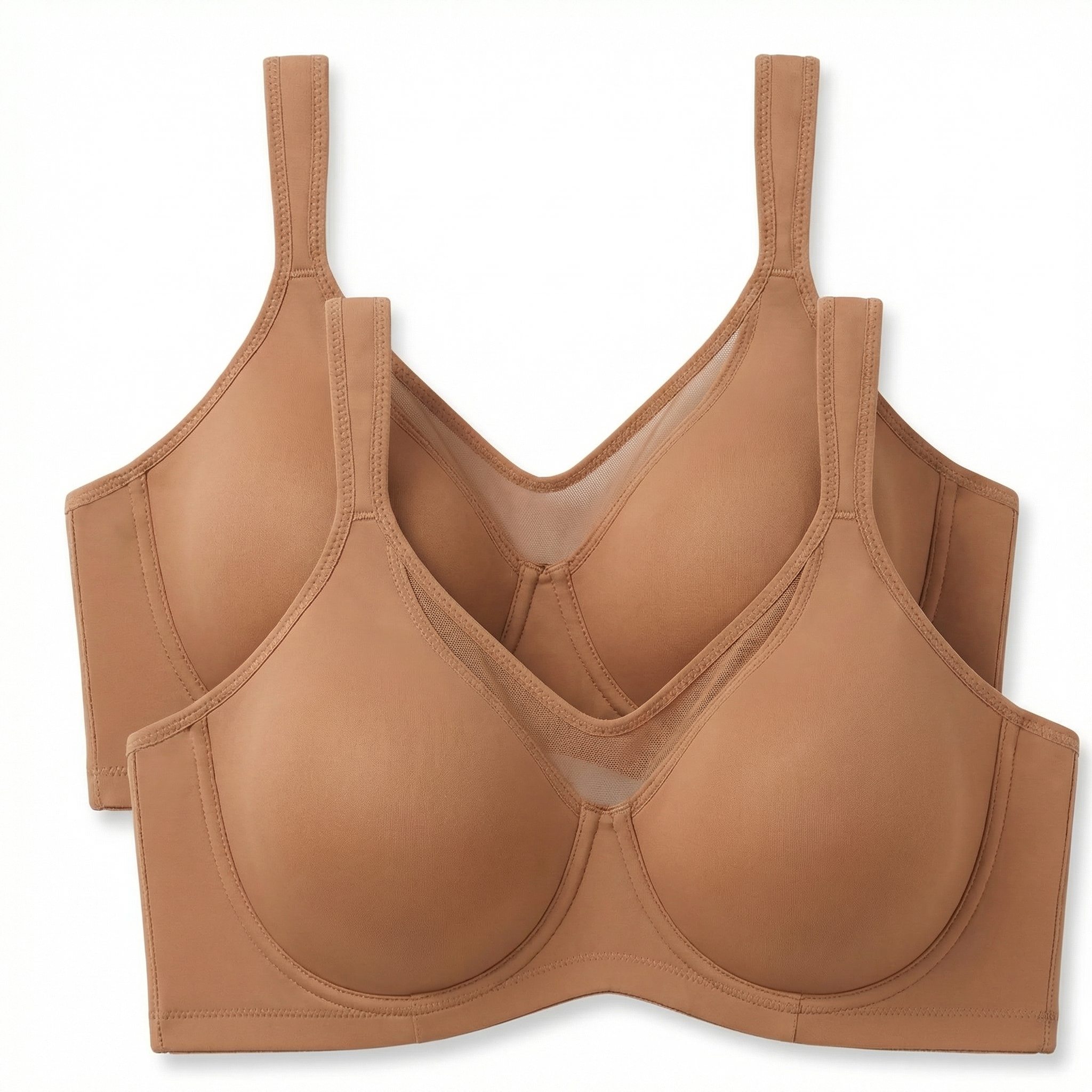 🏆 Last Day Special Price £9.77 ! 💐Women's Elegant Sheer Full Coverage Plus Size Bra
