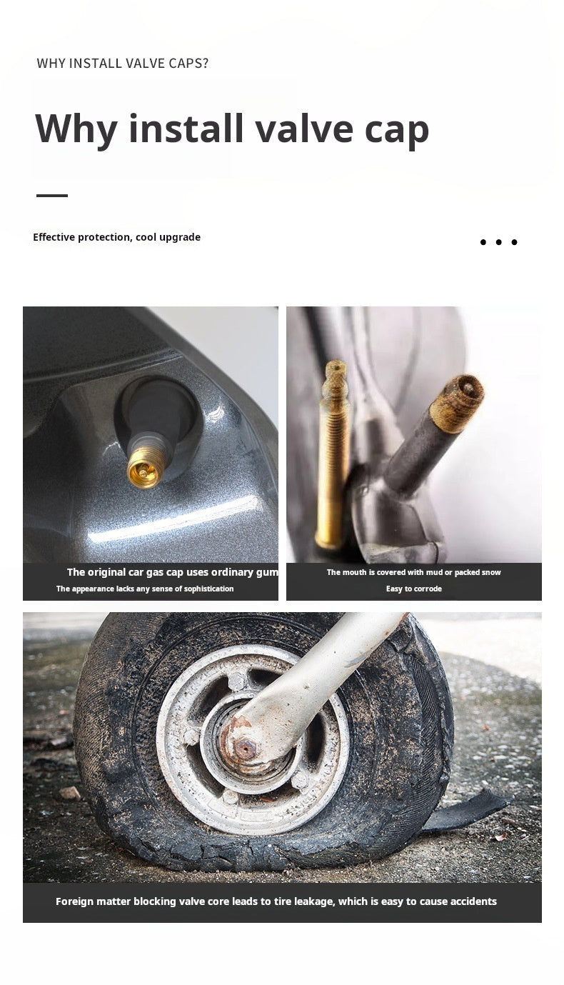 Luminous valve cap – Universal Fit