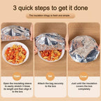 🥳2026 HOT SALE🥳💞50K+ SOLD!🥡🍲 50% OFF! Aluminum Foil Heat-Retaining Cover – Locks heat for hours, microwave safe. Reusable, eco-friendly. Keep every meal hot! ♻️✨