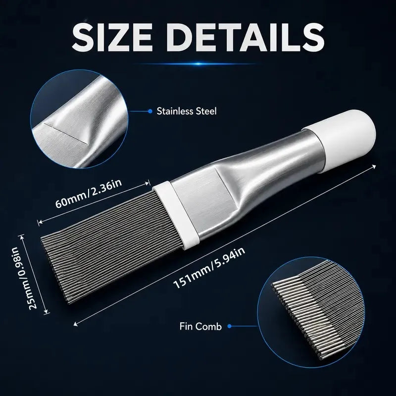 AC Fin Comb and Condenser Fin Straightener Cleaner