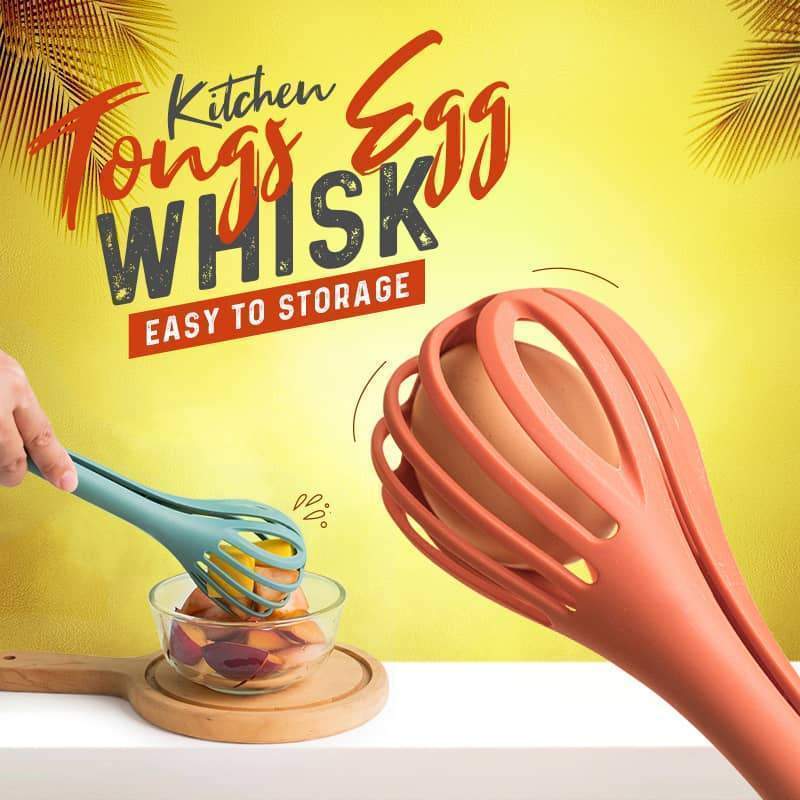 2 in 1 Food Clip & Egg Whisk