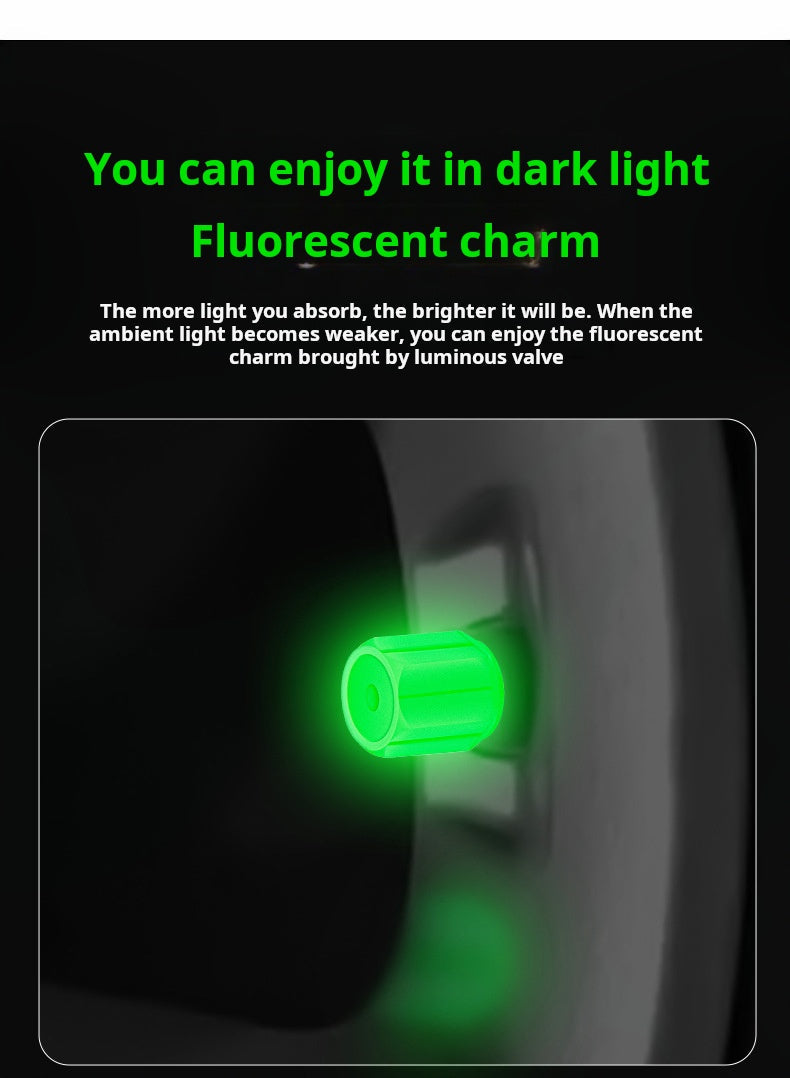 Luminous valve cap – Universal Fit