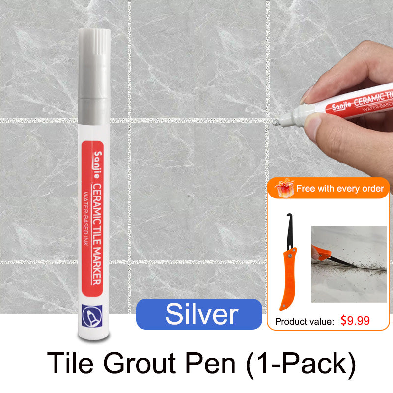 Pousbo®🖌️ Anti-Mould & Waterproof Joint Pen for Ceramic Tiles! 🧱