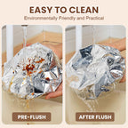 🥳2026 HOT SALE🥳💞50K+ SOLD!🥡🍲 50% OFF! Aluminum Foil Heat-Retaining Cover – Locks heat for hours, microwave safe. Reusable, eco-friendly. Keep every meal hot! ♻️✨