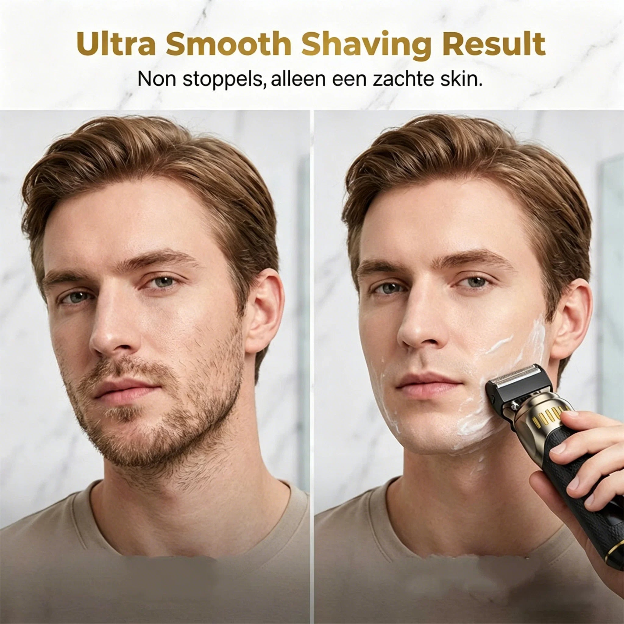 ⏳LIMITED TIME: 50% OFF! 🏆Luxe 3-in-1 Professional Men’s Grooming Set – T-Blade Trimmer, Foil Shaver & Nose Trimmer – With LED Display & USB Rechargeable