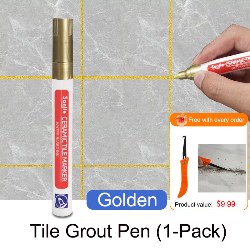 Pousbo®🖌️ Anti-Mould & Waterproof Joint Pen for Ceramic Tiles! 🧱