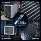 AC Fin Comb and Condenser Fin Straightener Cleaner