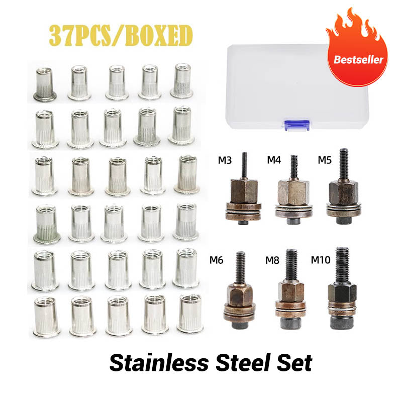 Threaded Insert Rivet Nuts Set