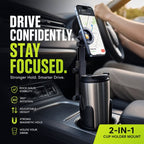 ⭐2026 New Arrival💥HOT SALE🥳🧲Car Cup Holder Phone Mount – 360° Adjustable, Strong N52 Magnet, One-Hand Operation, Fits All Phones, Stable Magnetic & Clamp Models for Safe Driving