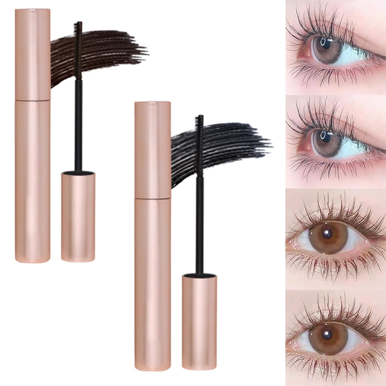 Special Promotion! Buy 1 and take 1 FREE - Waterproof and stain-proof eyelash mask, lengthens and wrinkles with lasting effect.