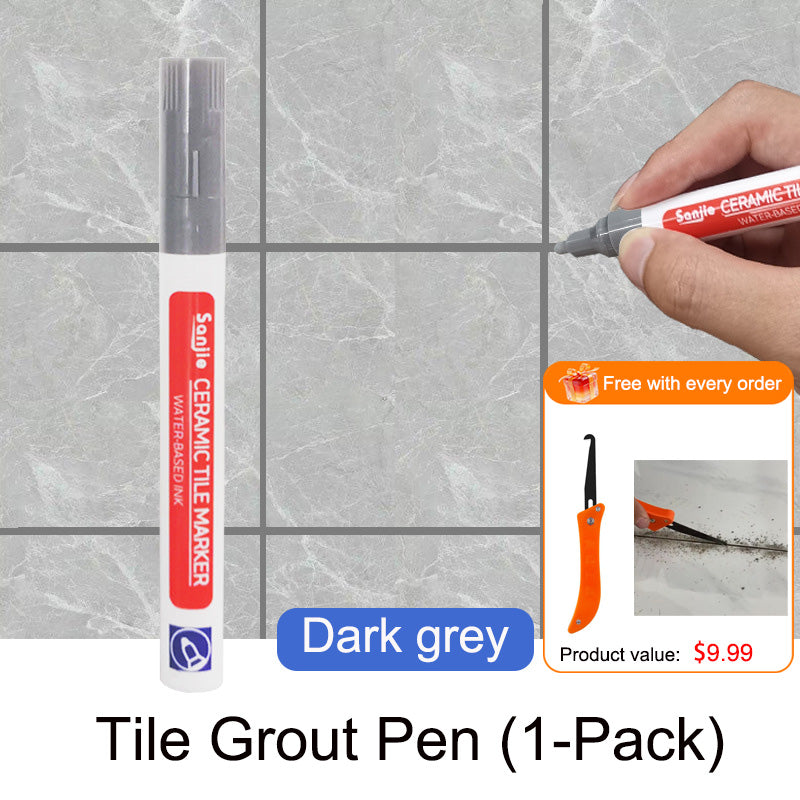 Pousbo®🖌️ Anti-Mould & Waterproof Joint Pen for Ceramic Tiles! 🧱