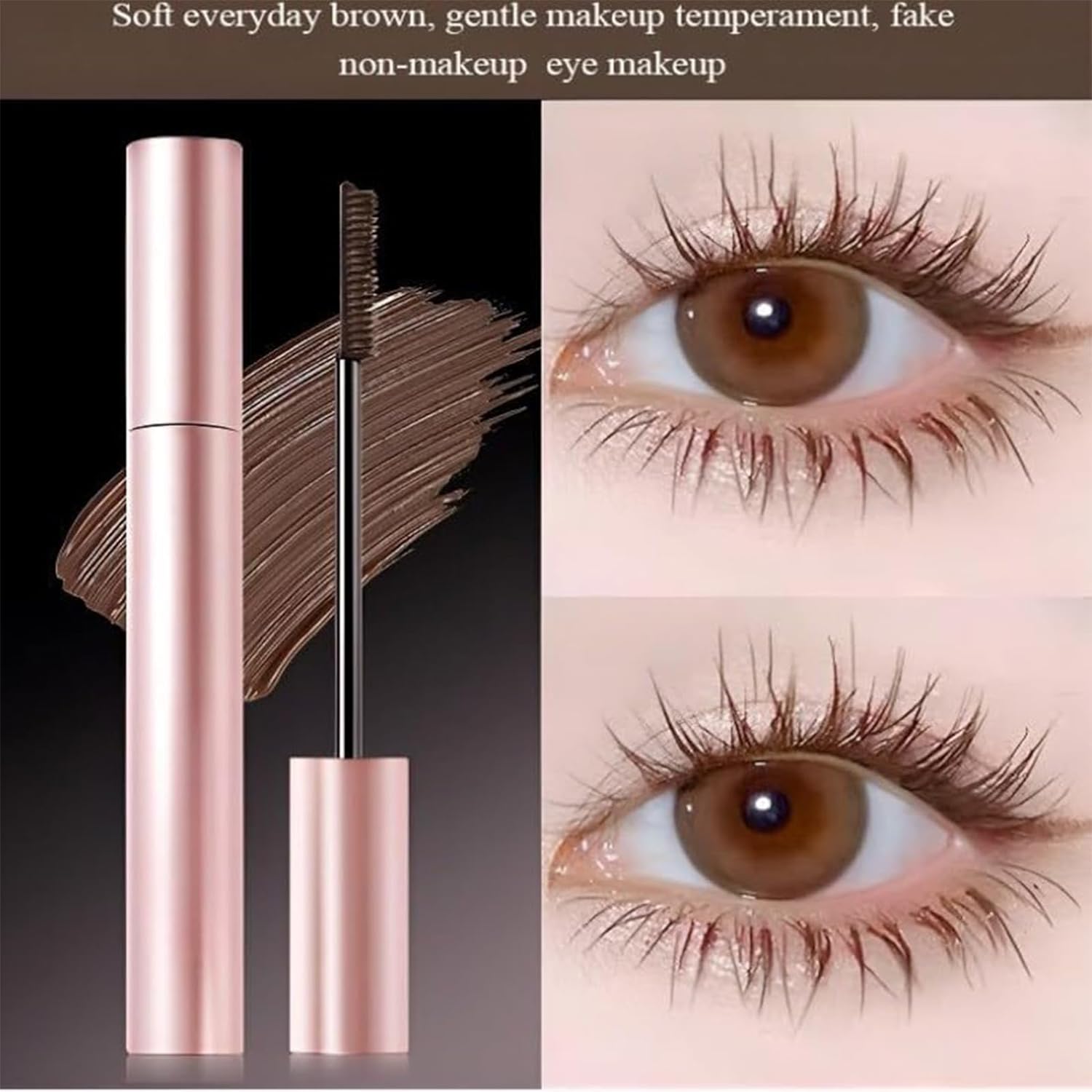 ⏳Last Day Sale 50% OFF!!✨Waterproof & Smudge-Proof Eyelash Mask🌟Instantly Lengthens & Curls with Long-Lasting Effect for Dramatic Eye