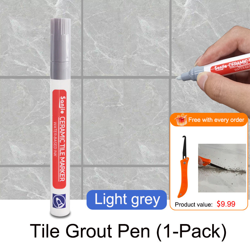 Pousbo®🖌️ Anti-Mould & Waterproof Joint Pen for Ceramic Tiles! 🧱