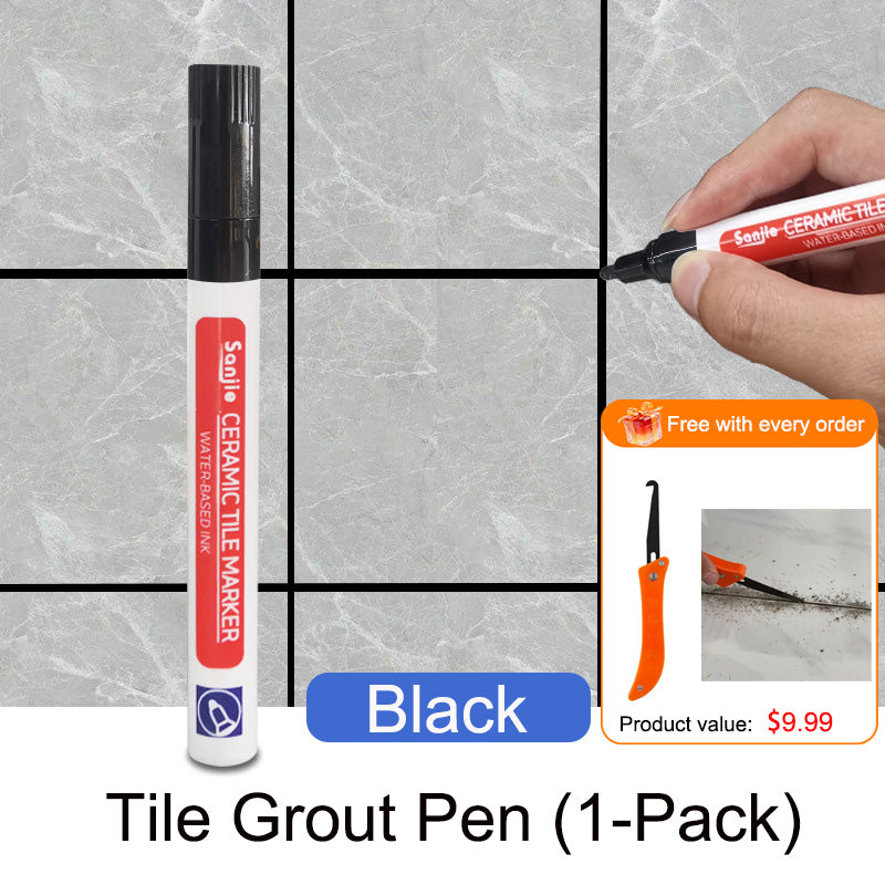 Pousbo®🖌️ Anti-Mould & Waterproof Joint Pen for Ceramic Tiles! 🧱