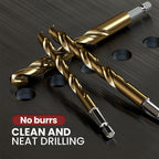 🔥Limited time 50% OFF!🔧 High-efficiency tool favored by veteran craftsmen!Factory Outlet-99pcs Titanium Coated Drill Bit Set