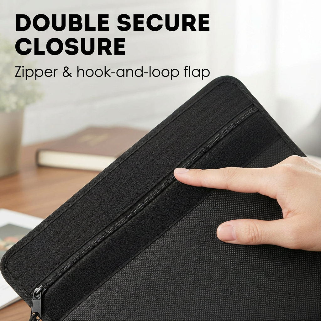 🔥💧Fireproof and Water-Resistant Document Bag