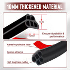 🚗 BUY 2 GET 1 FREE! 🛡️ Car Noise Reduction Rubber Seal Strip – Easy Installation, Effective Dust & Wind Noise Reduction for Doors and Windows 🔇