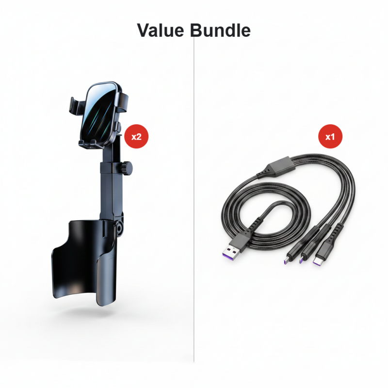 ⭐2026 New Arrival💥HOT SALE🥳🧲Car Cup Holder Phone Mount – 360° Adjustable, Strong N52 Magnet, One-Hand Operation, Fits All Phones, Stable Magnetic & Clamp Models for Safe Driving