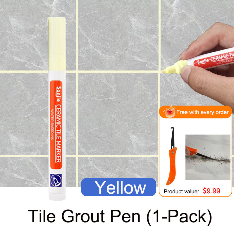 Pousbo®🖌️ Anti-Mould & Waterproof Joint Pen for Ceramic Tiles! 🧱