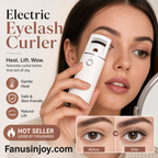 🔥Surprise 50% Off！👩🏻‍🏭Get gorgeous eyelashes back！✨️Rechargeable Electric Heated Eyelash Curler