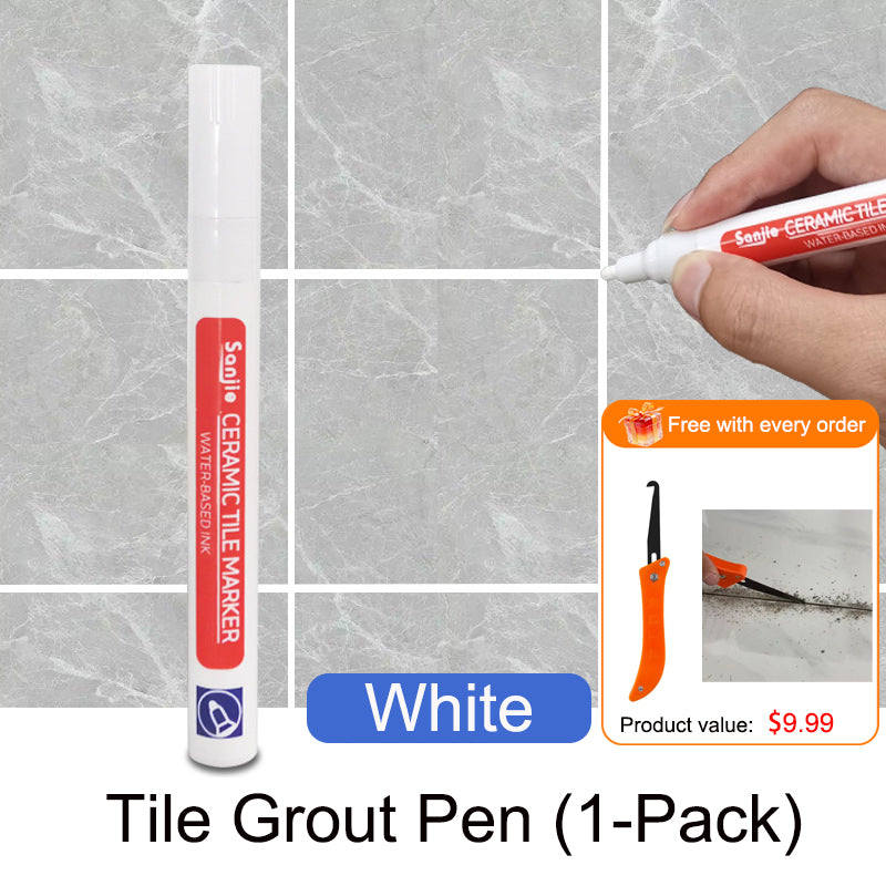 Pousbo®🖌️ Anti-Mould & Waterproof Joint Pen for Ceramic Tiles! 🧱