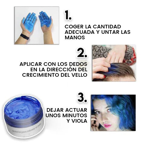 🔥Hot Sale 49% OFF🔥Hair Color Wax💕Get your favorite hair color quickly
