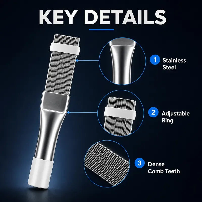 AC Fin Comb and Condenser Fin Straightener Cleaner