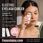 🔥Surprise 50% Off！👩🏻‍🏭Get gorgeous eyelashes back！✨️Rechargeable Electric Heated Eyelash Curler
