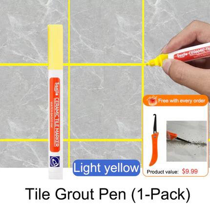 Pousbo®🖌️ Anti-Mould & Waterproof Joint Pen for Ceramic Tiles! 🧱