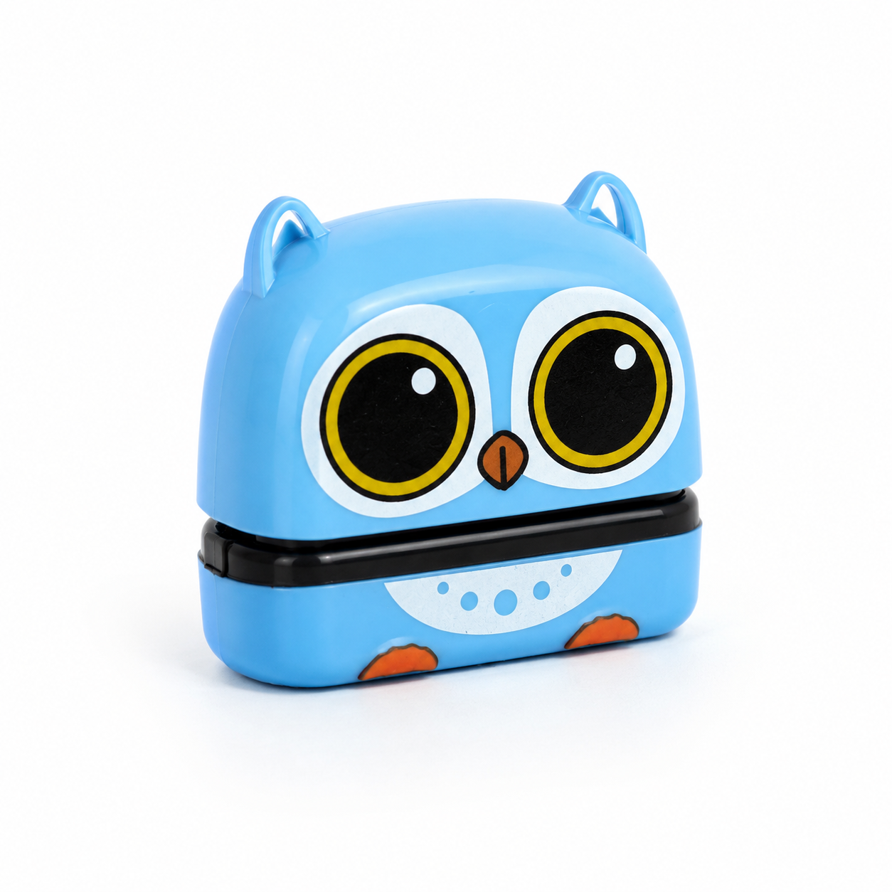 Blue owl Myeettsy personalized name stamp