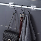 🔥Nail-Free Adjustable Curtain Rod Hooks