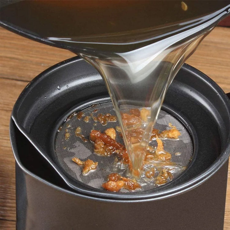 🎁Hot sale ✨ 304 Stainless Steel Kitchen Oil Jar 🌟