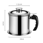 🎁Hot sale ✨ 304 Stainless Steel Kitchen Oil Jar 🌟
