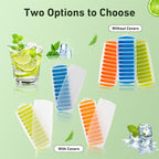 Long Ice Stick Tray Silicone with Lid