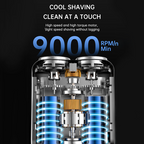 🪒 50% OFF!🔥Portable Mini Men's Electric Shaver – Compact & Rechargeable🧳