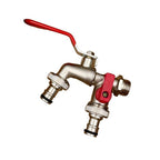 🔥 FLASH SALE: 50% OFF! ⚙️ Universal Stainless Steel Double Outlet Garden Faucet – Independent Valves, Heavy-Duty & Easy Install 🚰