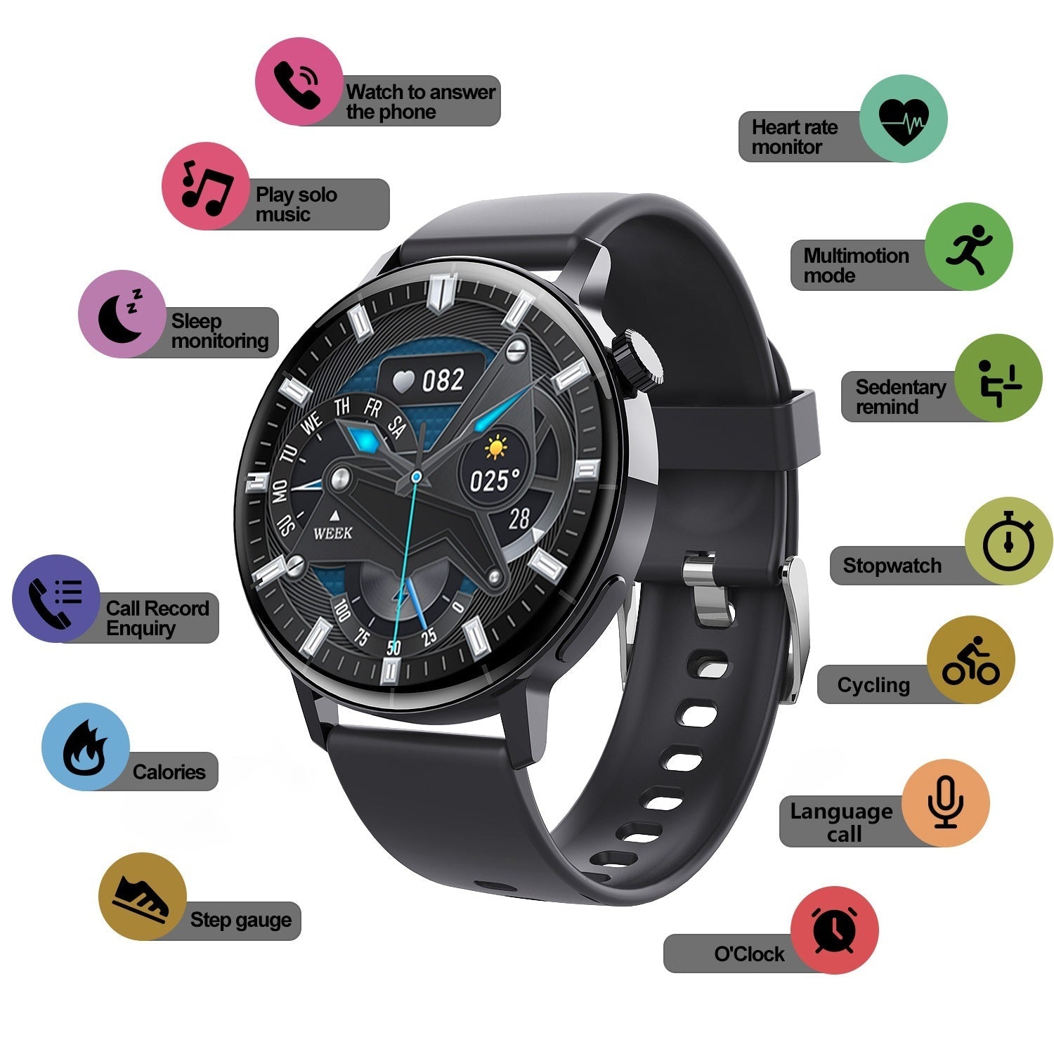 🔥50% OFF LIMITED TIME | Multi-Function Bluetooth Smart Watch ✅ 24/7 Full Health Monitoring