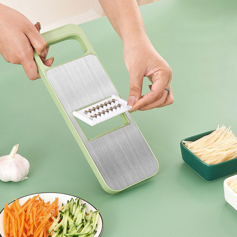 📢 50% OFF NOW! 🔪 Multifunctional Kitchen Chopper with Hand Guard – 5 Blades, Non-Slip Base & Quick Vegetables Chopping 🥕⚠️📦