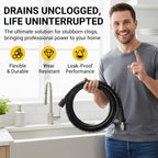 High-Pressure Sewer Jetter Hose with Nozzle