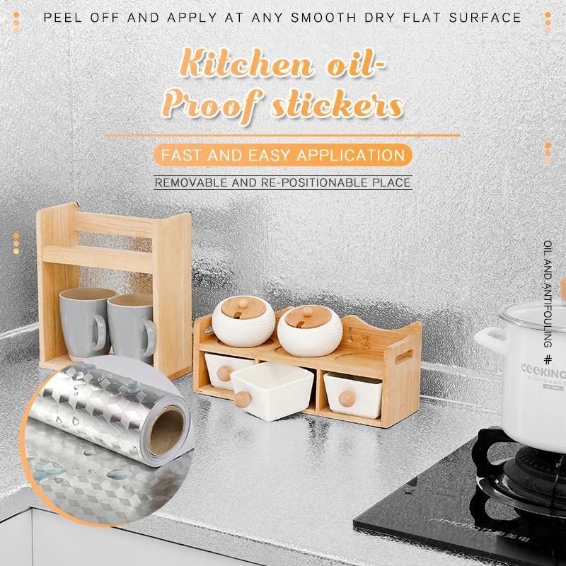 🎁Last Day Promotion 49% OFF🔥Kitchen Peel and Stick Wallpaper Backsplash Waterproof Kitchen Stickers