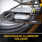 📏 7-inch Aluminum Mitre Saw Conveyor | Precision Angle Finder