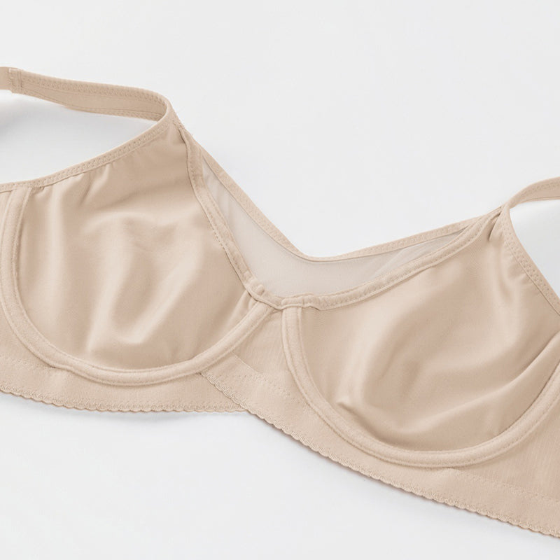 🏆 Last Day Special Price £9.77 ! 💐Women's Elegant Sheer Full Coverage Plus Size Bra
