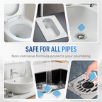 ✨ BUY 2 GET 1 FREE! 🚰 Pipe Unclogging Tablets – Fast-Acting Blockage Remover – Safe for pipes, removes hair & grease – no damage to plumbing 🔧