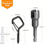 🛠️50% OFF NOW! 🔒 20Pcs Square Snap Clips Hooks – Secure Lock, Versatile & Durable for Bonsai, Lights & Decor ✨