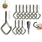 🛠️50% OFF NOW! 🔒 20Pcs Square Snap Clips Hooks – Secure Lock, Versatile & Durable for Bonsai, Lights & Decor ✨