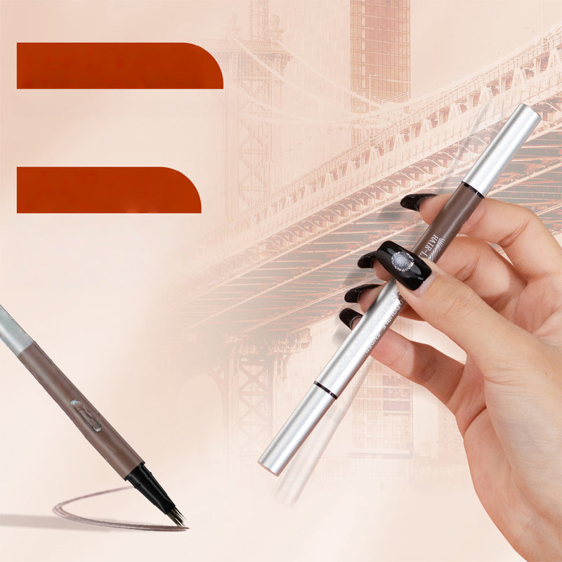 🏆Flash Sale⚡50K+ SOLD! Almost Gone💥💕2-in-1 Waterproof Liquid Brow Pen