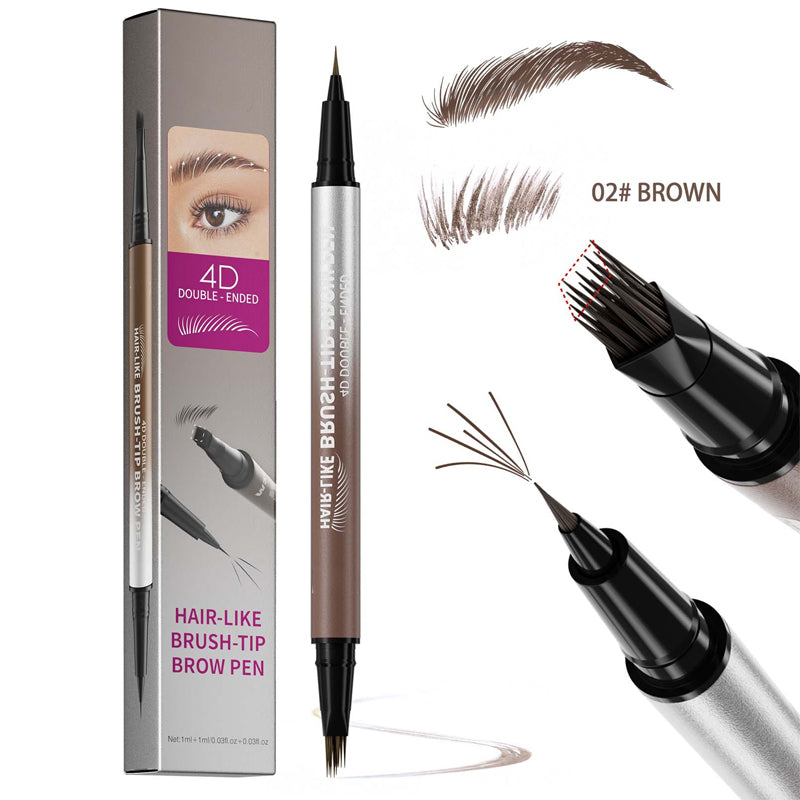 🏆Flash Sale⚡50K+ SOLD! Almost Gone💥💕2-in-1 Waterproof Liquid Brow Pen