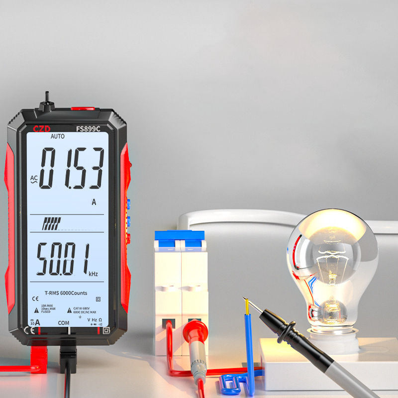 🔧 50% OFF NOW! ⚡ USB Rechargeable Digital Multimeter – Auto-Ranging, LCD Backlight & Portable Design 📏