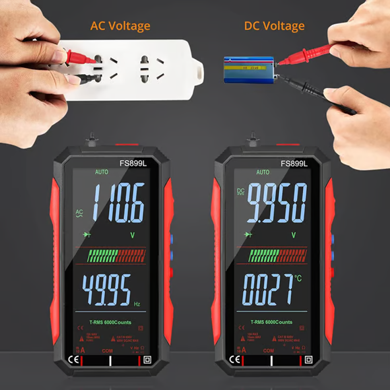 🔧 50% OFF NOW! ⚡ USB Rechargeable Digital Multimeter – Auto-Ranging, LCD Backlight & Portable Design 📏